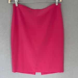 St. John Vibrant Pink Pencil Skirt